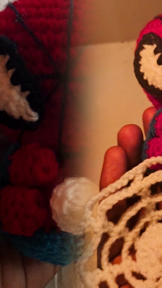 Handmade Spider-Man Amigurumi